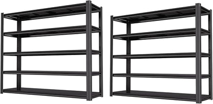 72"H Garage Shelving Heavy Duty Storage Shelves 5000 LBS Adjustable Metal by LIJIUHOME