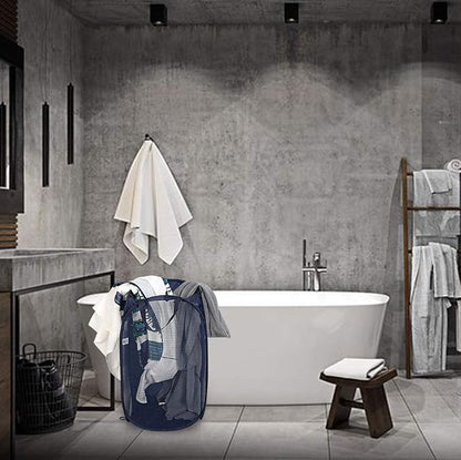 2 pop-up foldable mesh laundry baskets - Image 5