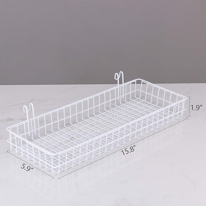Kaforise Hanging Basket for Wire Wall Grid Panel, Large Size - Image 2