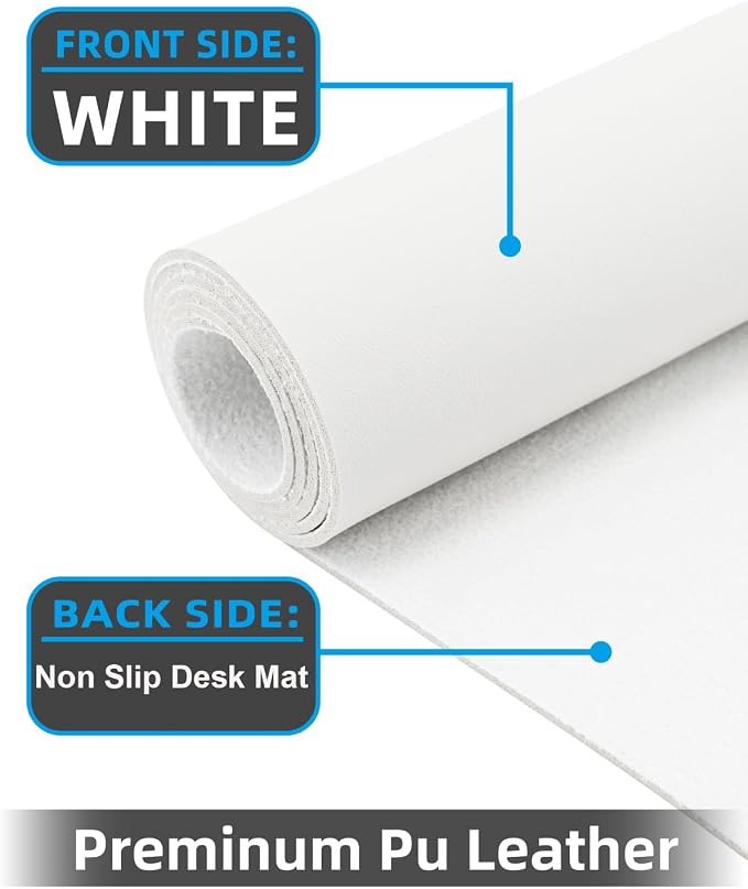 Desk mat Large, Leather Desk Pad Protector, Office Desk Mat, Mouse Pad - Image 2