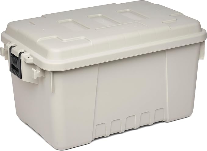 14 Gallon Sportsman's Storage Trunk, Lockable Weather Resistant Plastic Box by Unknown