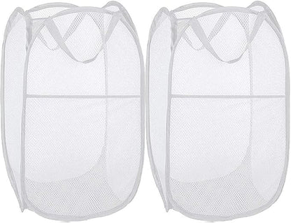 BATTOO Deluxe Strong Mesh Pop up Laundry Hamper Basket by BATTOO