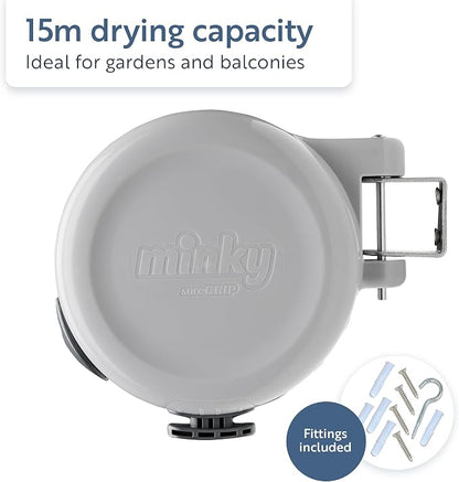 Minky Homecare Outdoor Retractable Clothesline - Image 2