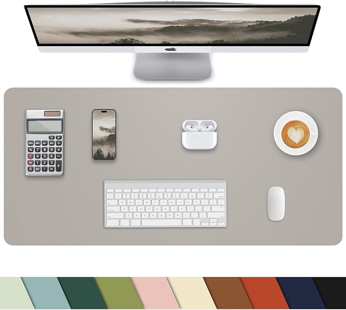 Leather Desk Protector, Laptop Mat by cebowa