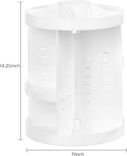 HBlife Extra Large 360 Rotating Makeup Organizer Adjustable Carousel Large - Image 2