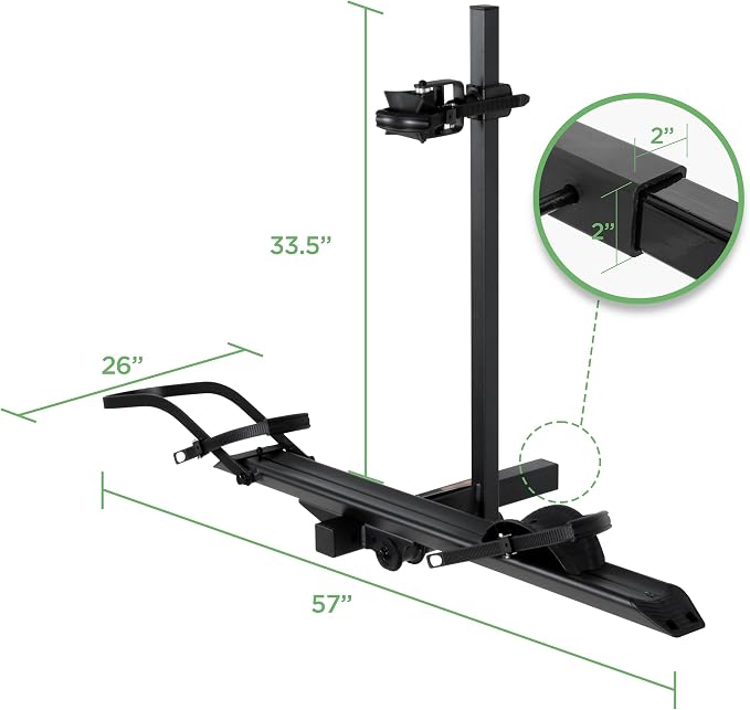 100LBS. Capacity Aluminum 1-Ebike Rack - Image 9