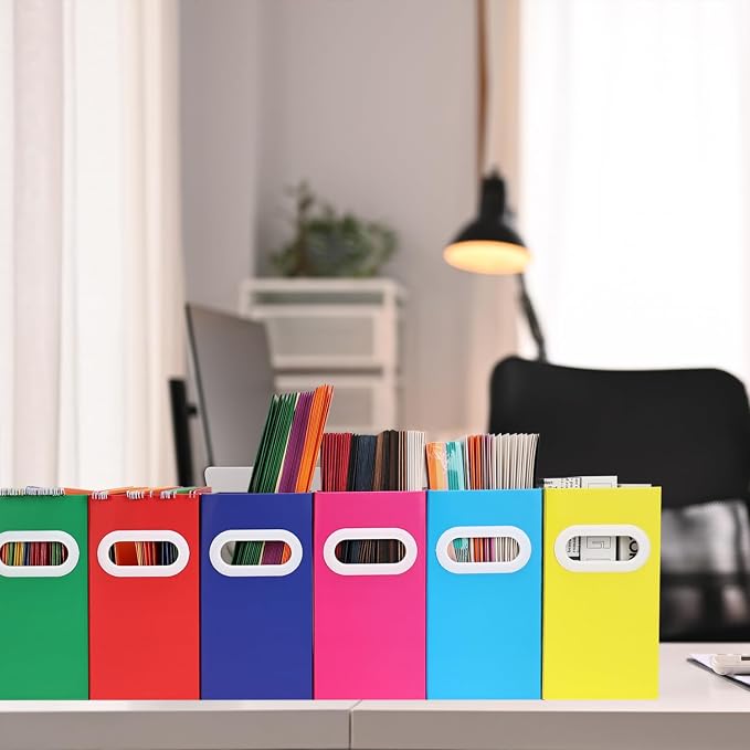 File Box for Hanging File Folders, Collapsible Cardboard Box | Portable Filing - Image 6