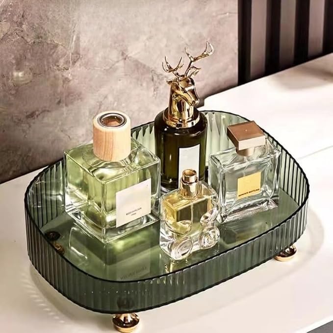 CESTATIVO Makeup Perfume Organizer, Bathroom Vanity Tray, Decorative Dresser - Image 4