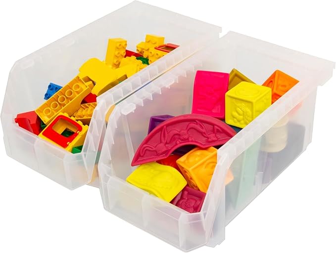 Plastic Containers for Organizing and Storage Bins for Closet, Garage or Pantry - Image 8