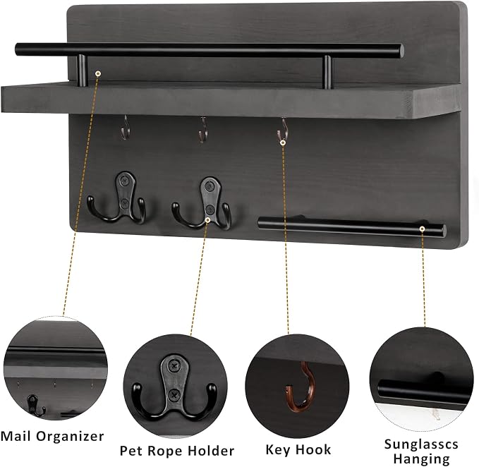 OurWarm Wall Mounted Key Hanger - Image 3