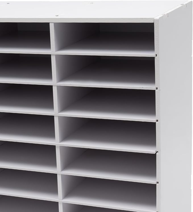Mail Sorter Organizer, 24 Compartments Mailbox - Image 7