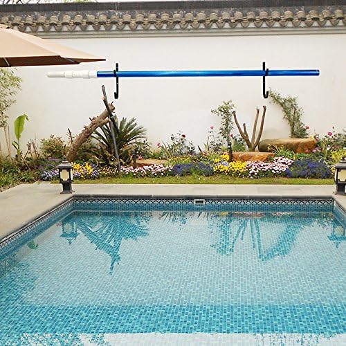 Aquatix Pro Pool Pole Hanger Premium 4pc Black Aluminium Holder Set, Ideal Hooks - Image 3