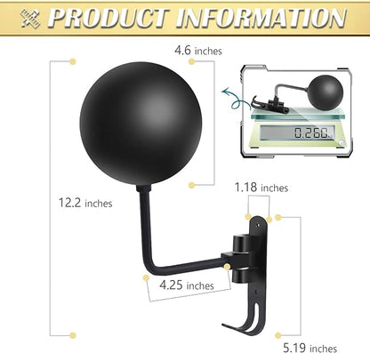 Kikerike Motorcycle Helmet Rack Wall Mount 180 Degree Rotation Metal Bike - Image 2