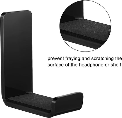 Weewooday 32 Pcs Headphone Hanger Headphone Holder Wall Hook School Classroom - Image 4