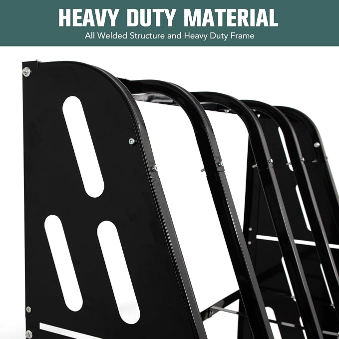Vertical Bar Rack 1500 LB Capacity, 4 Bays Storage Rack 47" W x 24" D x 60" H - Image 5