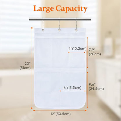 Lifewit Mesh Shower Caddy, 5 Pockets Hanging Shower Organizer - Image 2