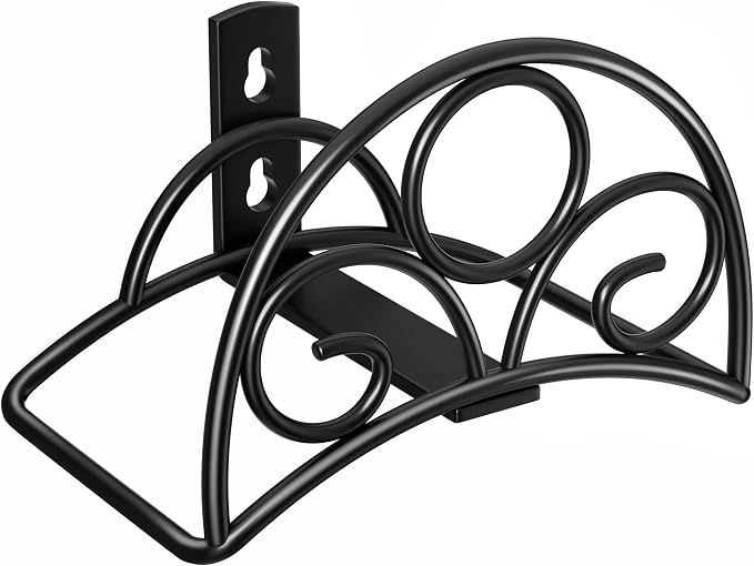 Metal Garden Hose Holder by niffgaff