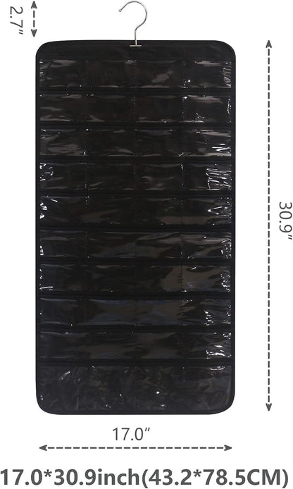 DIOMMELL 80 Pockets Hanging Jewelry Organizer - Image 2