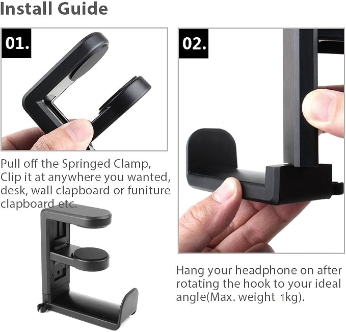 EURPMASK Rotating Headphone Stand - Image 7