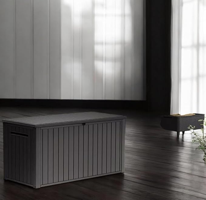 Outdoor Storage Box with Lockable Lid - Image 7