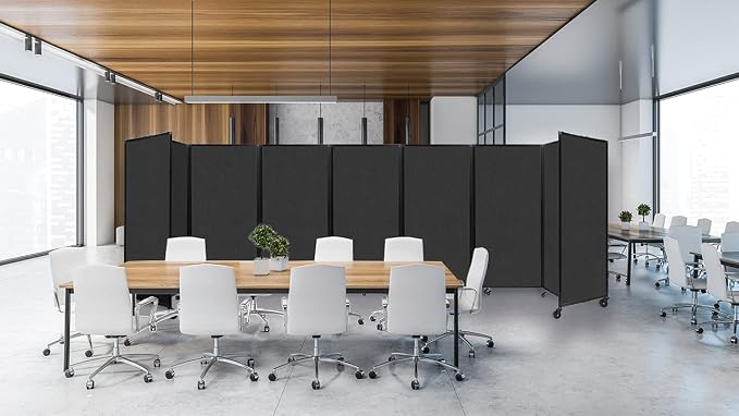 Versare Room Divider 360 Portable Wall Partition | Folding Panels | Large - Image 6