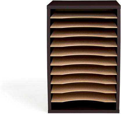 Safco Products Vertical Desktop Sorter, 11 Compartment - Image 2