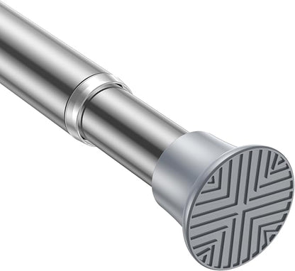 Spring Tension Curtain Rod 24-46 inch, Adjustable Expandable Tension Curtain by SISELBATensionCurtainRod