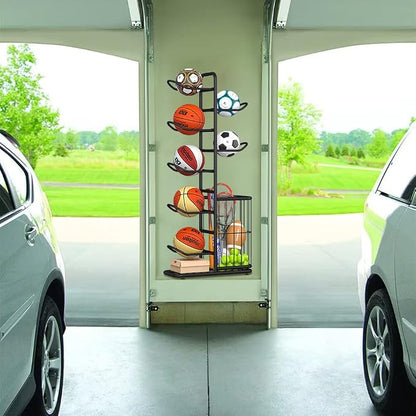 7-Ball Sports Equipment Storage Rack - Image 5