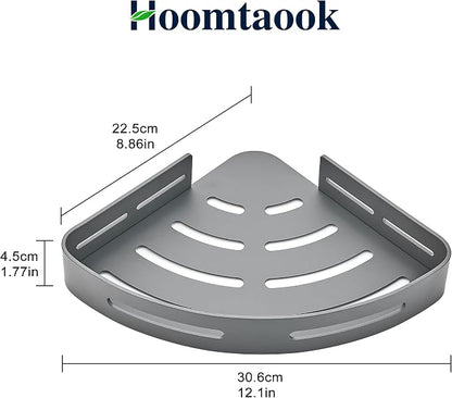 Hoomtaook 2-Tier Corner Shower Shelf No Drilling Bathroom Shelves Shower - Image 6