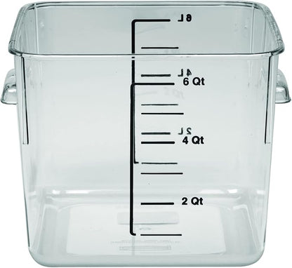 Rubbermaid Commercial Products Space Saving Square Food Storage Container 6 - Image 3