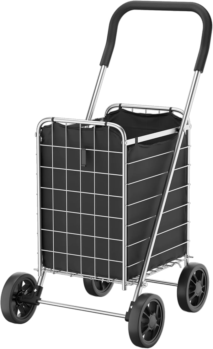 Whitmor Foldable Utility Shopping Cart by Whitmor