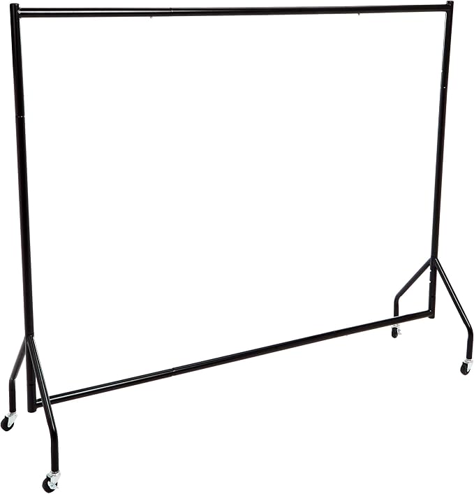 Amazon Basics Heavy Duty Portable Rolling Garment Rack, Hanging Clothes by AmazonBasics