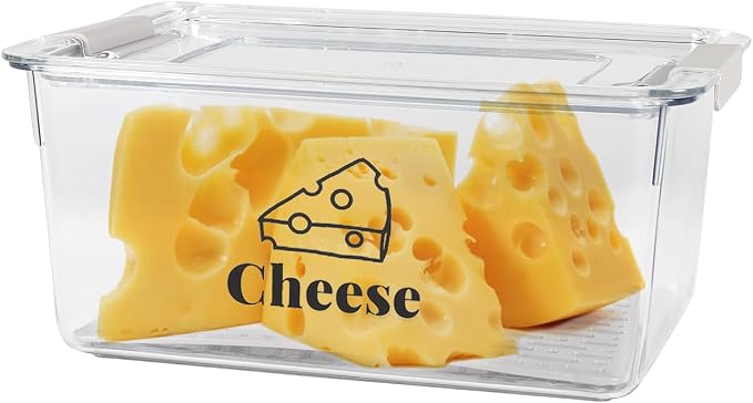 Cheese Holder Food Storage, Airtight Cheese Storage Box by Unknown