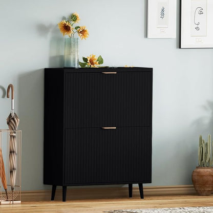 Shoe Cabinet Storage, Modern Freestanding Organizer - Image 7