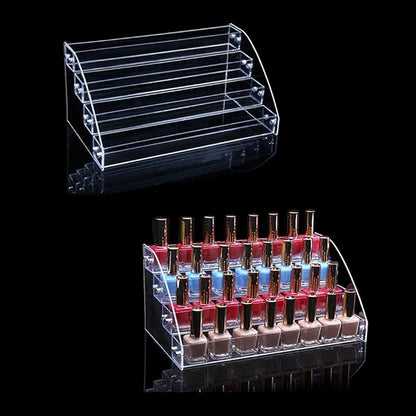 4 Tiers Makeup Holder Tiered Acrylic Organizer - Image 5