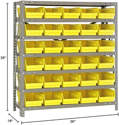 Quantum Storage Systems 1839-104YL Steel Shelving Unit - Image 2