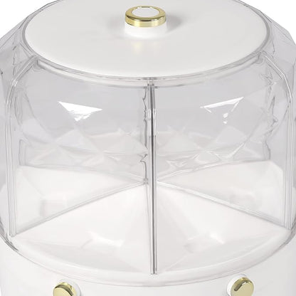 Cereal Dispenser Countertop 360° Rotating Grain Storage Container 13.2 Lbs Rice - Image 6
