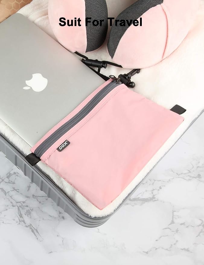 GOX Travel Toiletry Bag Carry On Zipper Pouch Cosmetic Kit Makeup Digital Bag - Image 8