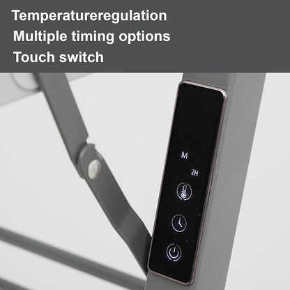 Electric Heated Clothes Drying Rack, Foldable Heated Garment Dryer - Image 7