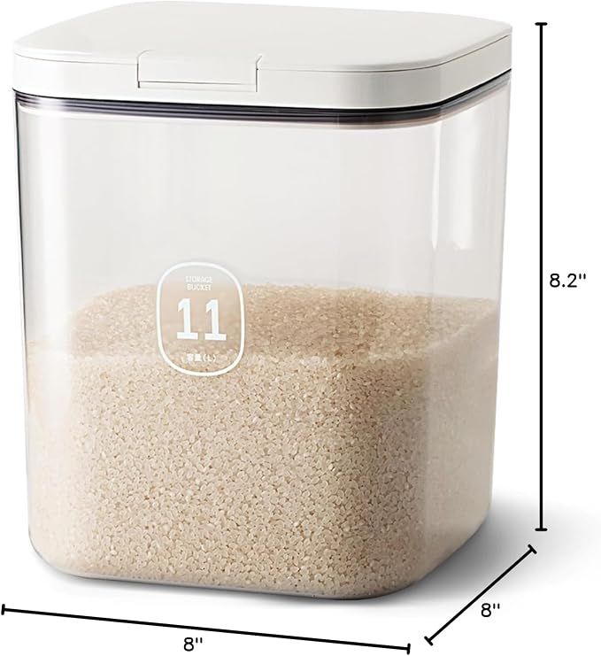 Flour Container 20LBS - 10 L /10.5 QT /10 KG - Rice Container Storage Food - Image 7