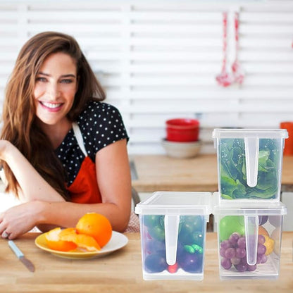 SILIVO Lettuce Keeper for Fridge- 4.5L Vegetable Storage Containers for - Image 7
