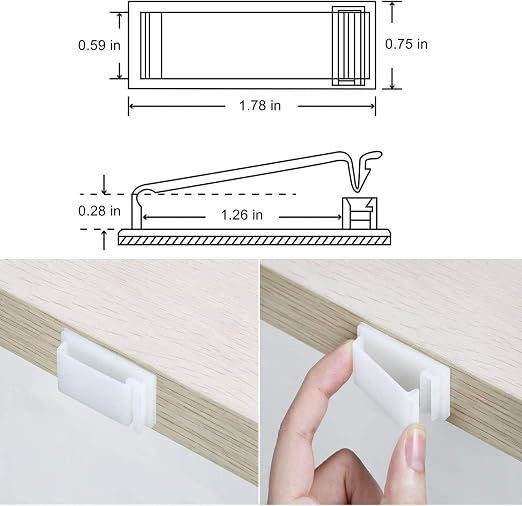 50Pcs Self Adhesive Cable Management Clips, Cable Organizers Wire Clips Cord - Image 3