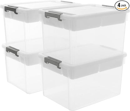 Citylife 32 QT Plastic Storage Bins by Anywish