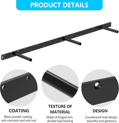 Floating Shelf Bracket, Solid Steel Support Rods - Image 4