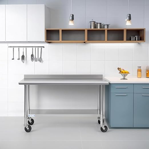 Hally Stainless Steel Table for Prep & Work 24 x 30 Inches - Image 8
