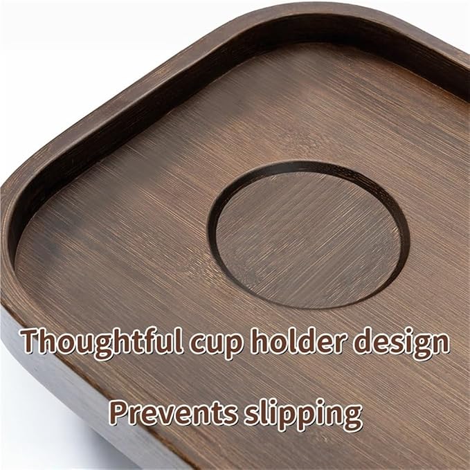Bedside Caddy, Clip-on Wooden Bedside Shelf - Image 6