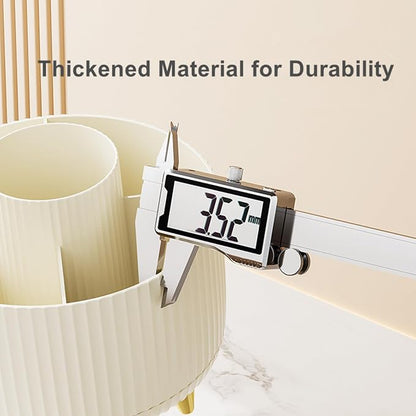 360 Degree Rotating Makeup Brush Holder Organizer Detachable Design 5 Slot Make - Image 5