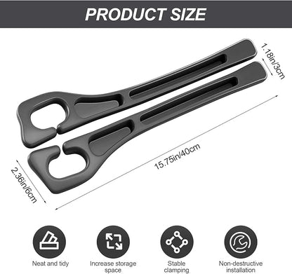 2pc Car Seat Gap Filler, Universal Car Seat Slot Organizer, Anti-Drop Car - Image 2