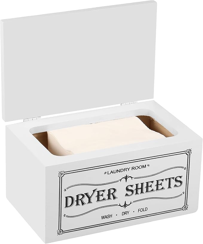 Dryer Sheet Holder and Lid, Dryer Sheet Container, Laundry Pods Dispenser by Unknown