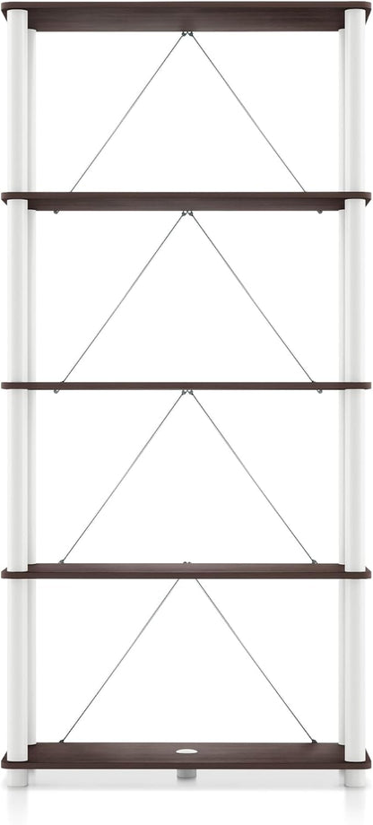 HOMES: INSIDE + OUT Apexa Modern 5-Tier Wide Shelving Units, Collectibles - Image 11